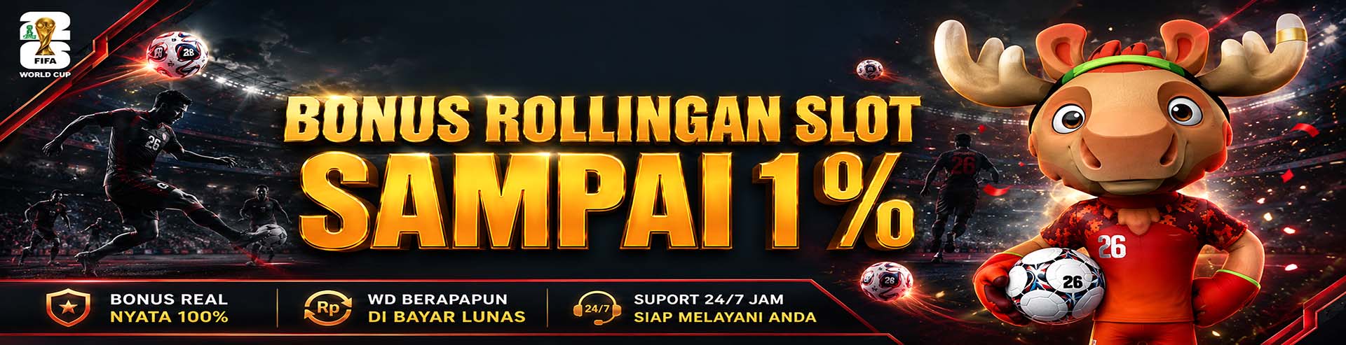 Bonus Slot 1%